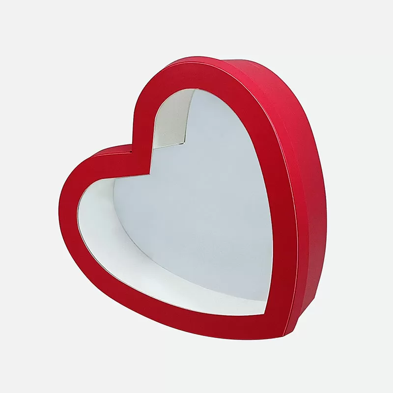 Cajas de regalo en forma de corazón para el día de San Valentín con  ventana, paquete de 3 cajas de regalo de corazones de San Valentín con  tapas, caja