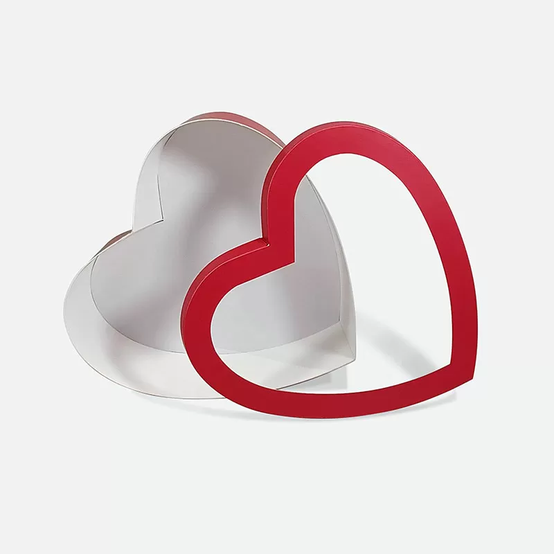 Cajas de regalo en forma de corazón para el día de San Valentín con  ventana, paquete de 3 cajas de regalo de corazones de San Valentín con  tapas, caja