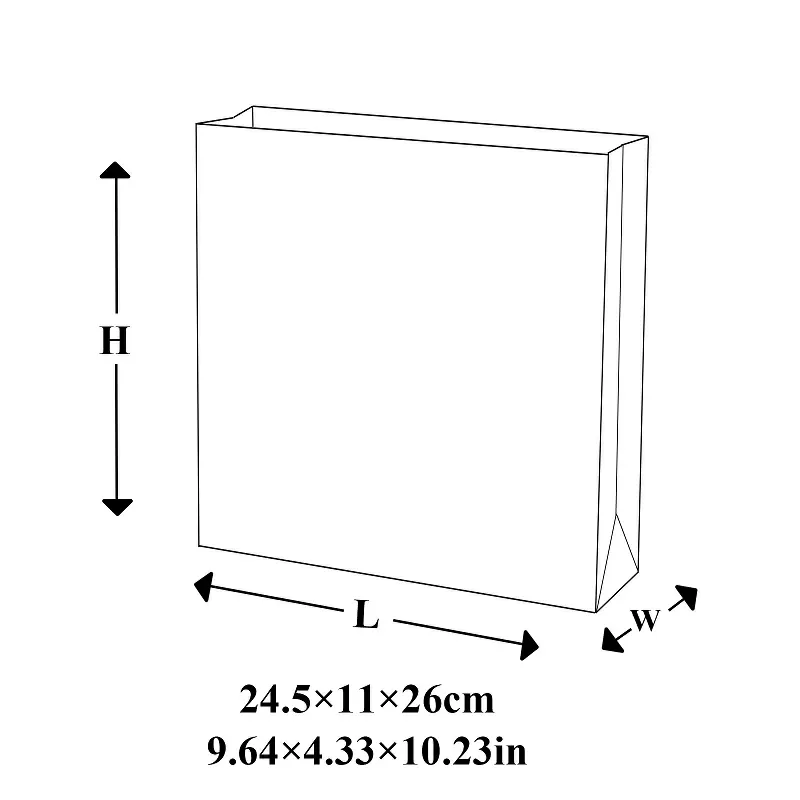 Sacs d'expédition E-commerce 40x50+5cm 70mu Blanc