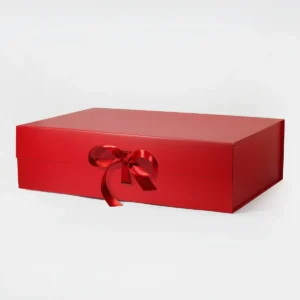 XXXL Red Magnetic Gift Box with Ribbon
