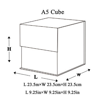 Boîte cadeau magnétique A5 Cube