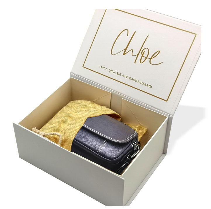 Purse gift box with cloth bag