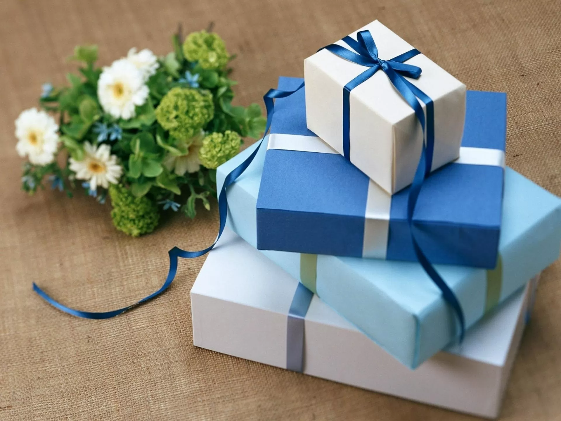 Ribbon tied box is the perfect present for everyone.