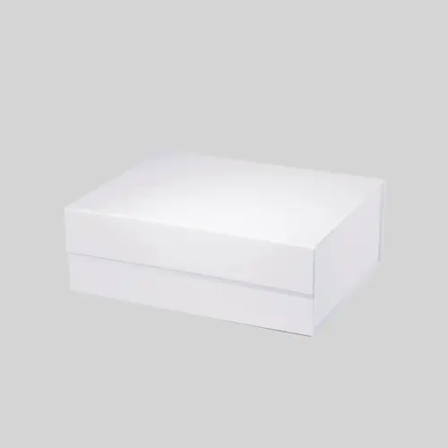 A5 Deep White Magnetic Gift Box - Geotobox