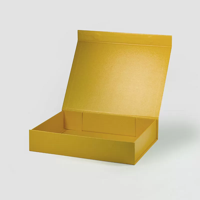Small Shallow Kraft Magnetic Closure Gift Box - Geotobox