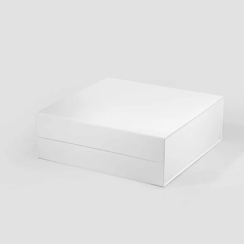 A4 Square White Magnetic Gift Box