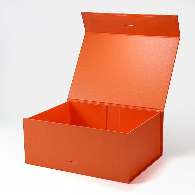 A5 Deep Orange Magnetic Gift Box - Geotobox