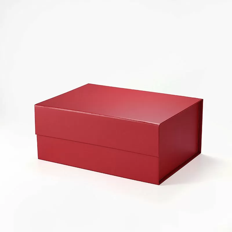 A5 Deep Red Magnetic Gift Box - Geotobox
