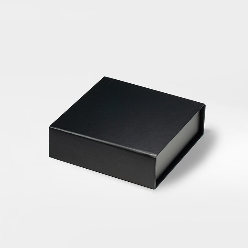 9.5" x 9.25" x 1.75" Black Glossy Ceco Gift Box Inside Dim 