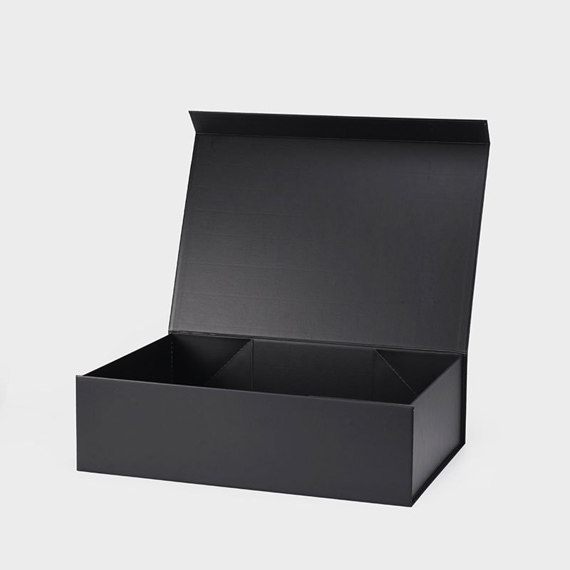 Magnetic Gift Box Matt Black 33x28x12cm Storage Filing Heavy Duty Strong 