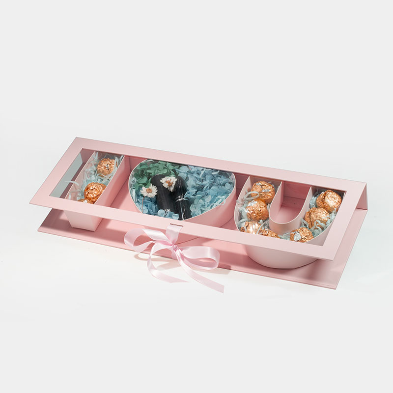I Love You Shaped White Gift Packaging Box with Window | Custom Luxury ...