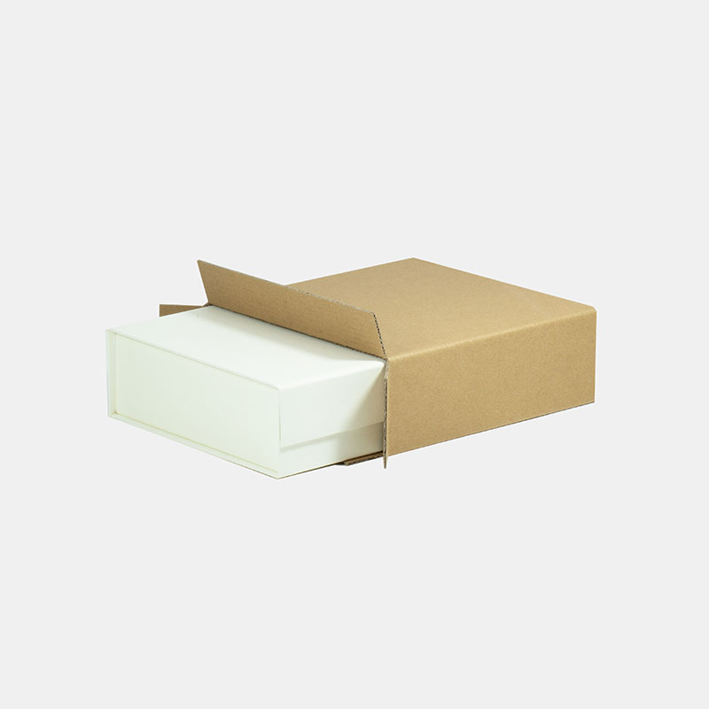 A6 Square Orange Magnetic Gift Box - Geotobox
