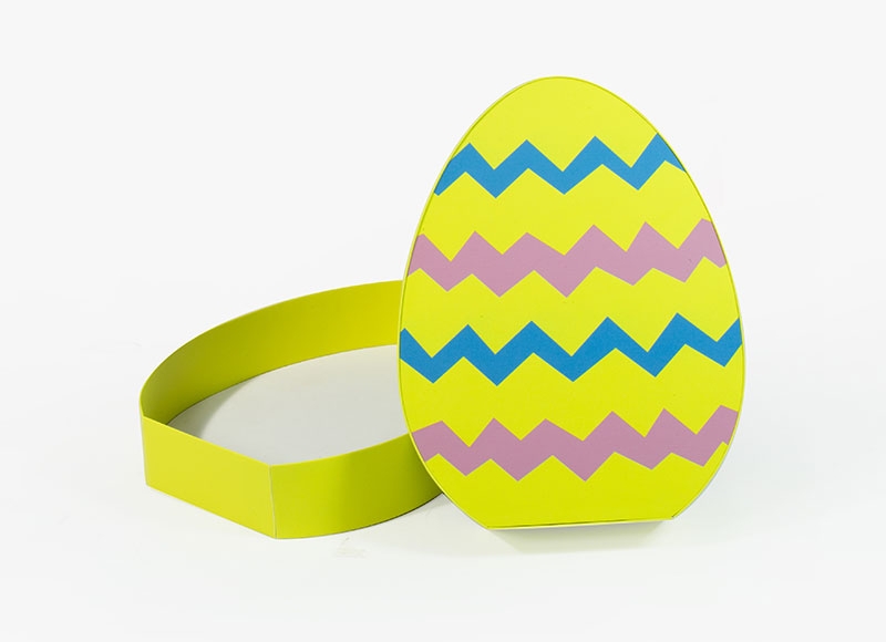 Easter Egg-Shaped Gift Box