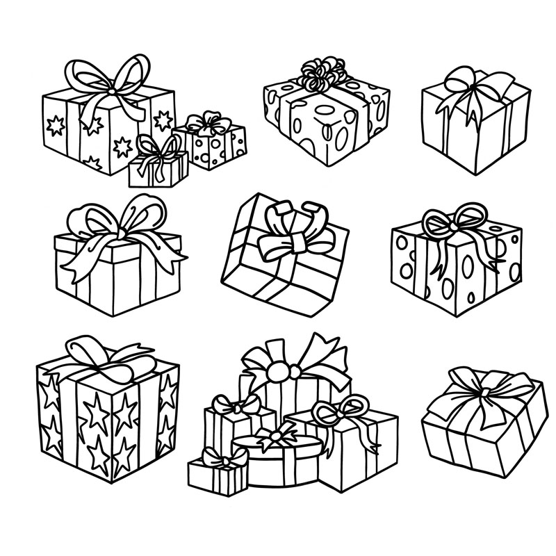 How to Draw a Gift Box Step-by-Step - Geotobox