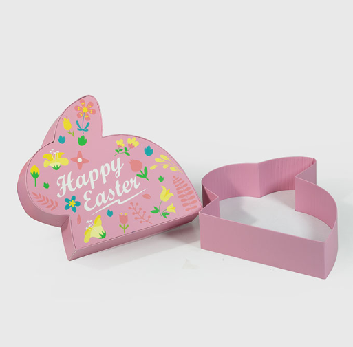 pink bunny shaped Easter gift box1