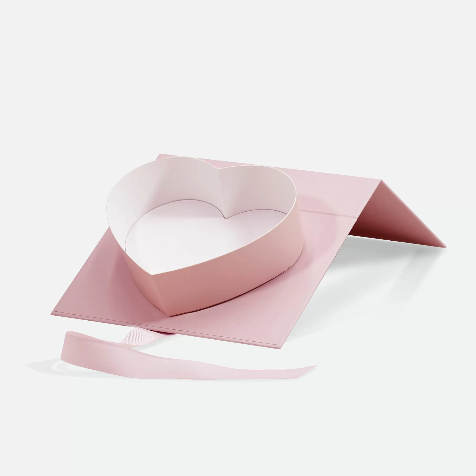 Pink Single Heart Shaped Gift Box - Geotobox