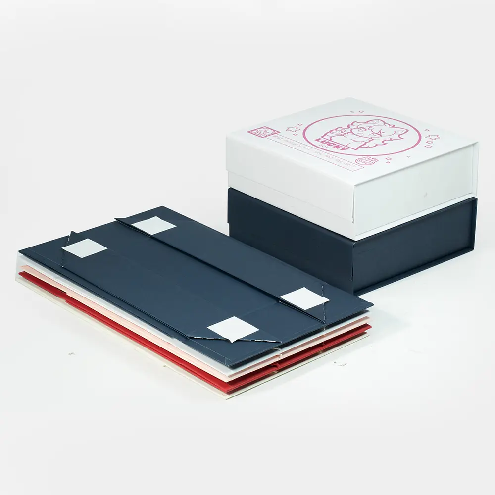 A4 White Paper Gift Bag with Black Border - Geotobox