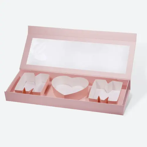 MOM F3 Pink Magnetic Gift Box with Window
