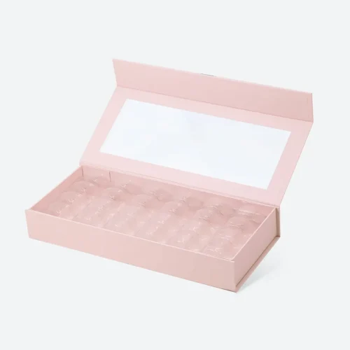 24 Pieces F2 Rigid Empty Macaron Packaging Box