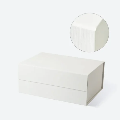 A5 Deep Off White Fine Linen Gift Box