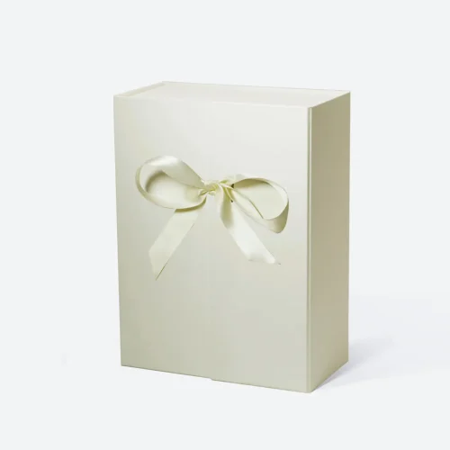 C5 Ivory Dual Door Gift Box with Ribbon